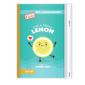 Hausaufgabenheft - Clever Teens - Lemon - A5